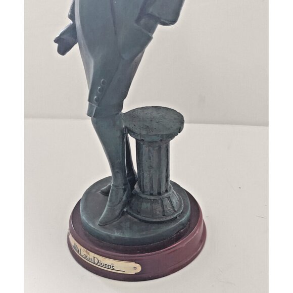 Louis Dionne Hand Made Ceramic Figurine 9 1/4" "Modern Lady in Green" - Picture 14 of 16